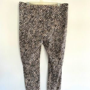 Old navy leopard-print Stevie high-rise leggings